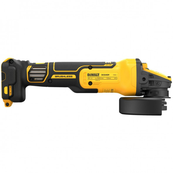 Аккумуляторная угловая шлифмашина DEWALT DCG409NT, без АКБ и ЗУ, в кейсе TSTAK в Барнауле