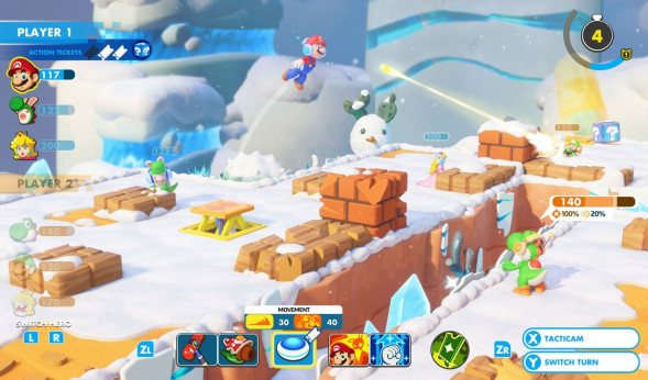 Игра Mario + Rabbids Kingdom Battle [Nintendo Switch, английский язык] в Барнауле