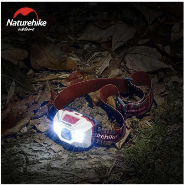 Налобный фонарь Naturehike TD-02, красный/белый в Барнауле
