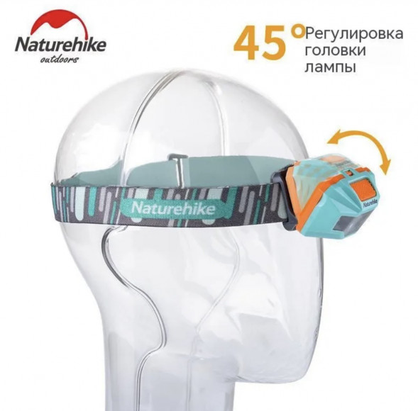 Налобный фонарь Naturehike TD-02, красный/белый в Барнауле