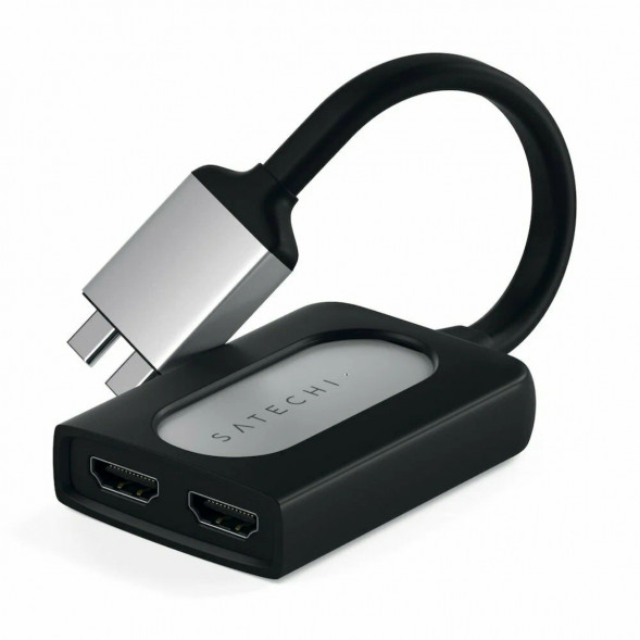 Адаптер Satechi USB-C Dual 4K HDMI Adapter (2xHDMI, USB Type-C) в Барнауле