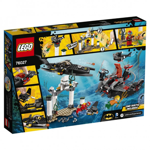 Конструктор LEGO Super Heroes 76027 Глубоководная атака Черного Манта в Барнауле