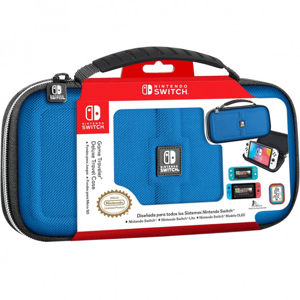 Чехол BIG BEN Deluxe для Nintendo Switch/OLED/Lite, синий в Барнауле