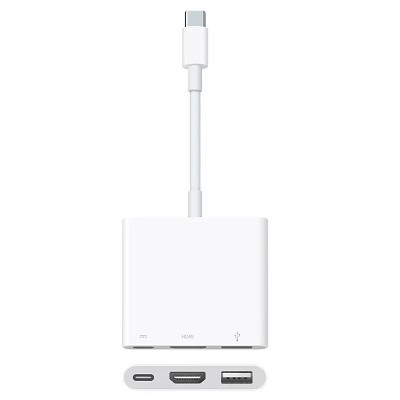Адаптер Apple USB-C Digital AV Multiport Adapter, бел, MUF82ZM/A в Барнауле