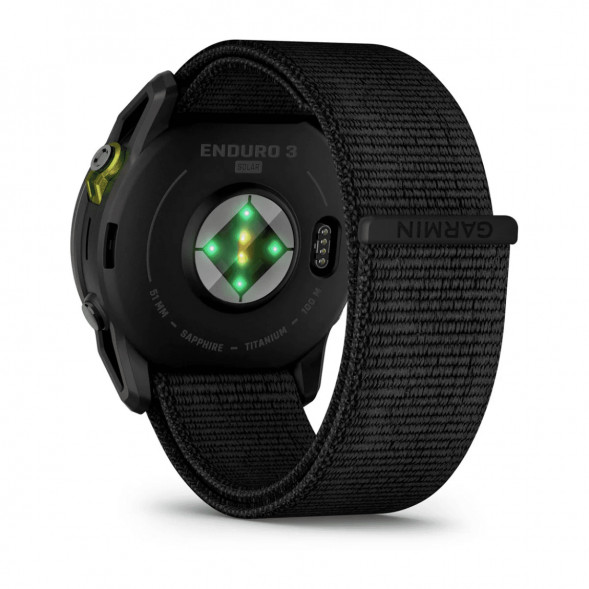 Умные часы Garmin Enduro 3 51mm Black с нейлоновым ремешком UltraFit 010-02751-01 в Барнауле