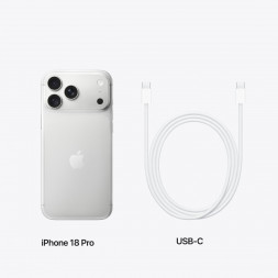Смартфон Apple iPhone 18 Pro 1TB (SIM + eSIM), Silver