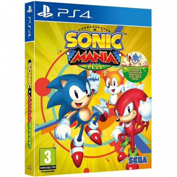 Игра Sonic Mania Plus (+ Артбук) [PS4, русские субтитры] в Барнауле
