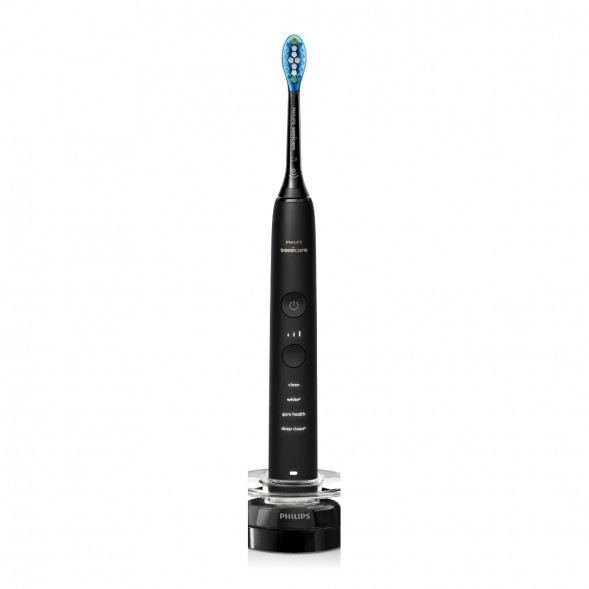 Набор из 2 электрических зубных щеток Philips Sonicare DiamondClean 9000 HX9914/54, чёрный в Барнауле