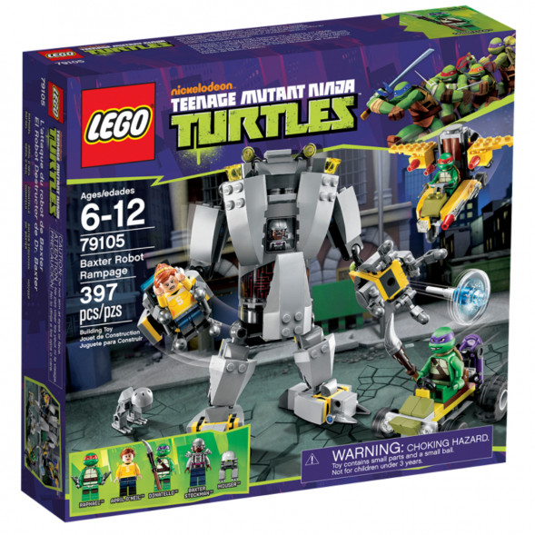 Конструктор LEGO Teenage Mutant Ninja Turtle 79105 Нападение робота Бакстера в Барнауле
