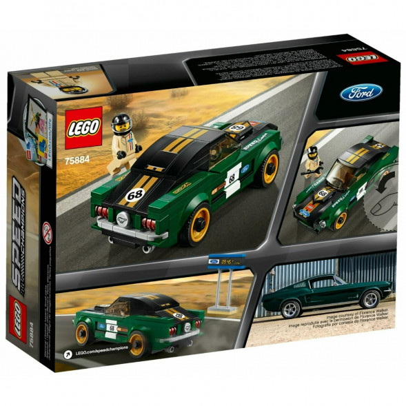 Конструктор LEGO Speed Champions 75884 1968 Ford Mustang Fastback в Барнауле