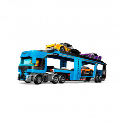 Конструктор LEGO City 60408 Грузовик-автовоз со спортивными автомобилями