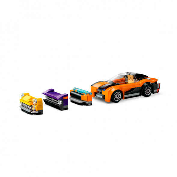 Конструктор LEGO City 60408 Грузовик-автовоз со спортивными автомобилями в Барнауле