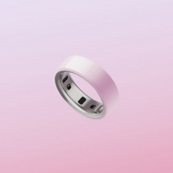 Умное кольцо Oura Ring 4 Ceramic (размер 7), Розовый/Petal