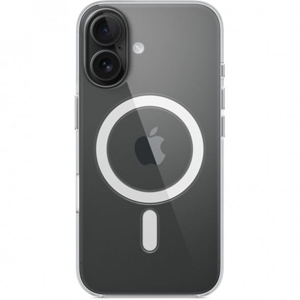 Чехол Apple Clear Case with MagSafe для iPhone 16 Plus, прозрачный (MA7D4ZM/A) в Барнауле