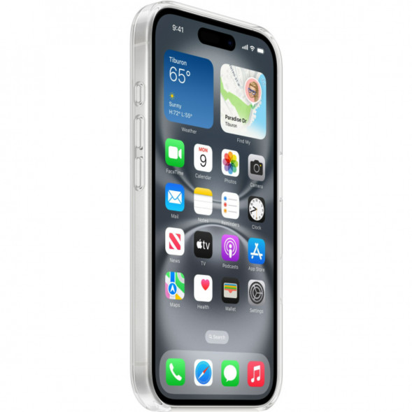 Чехол Apple Clear Case with MagSafe для iPhone 16 Plus, прозрачный (MA7D4ZM/A) в Барнауле