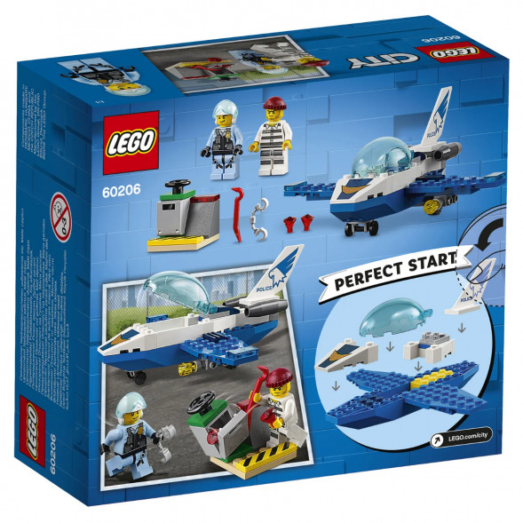 Конструктор LEGO City Police 60206 Воздушная полиция: патрульный самолет в Барнауле