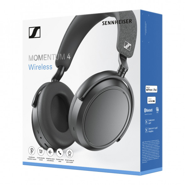 Беспроводные наушники Sennheiser Momentum 4 Wireless, Graphite в Барнауле
