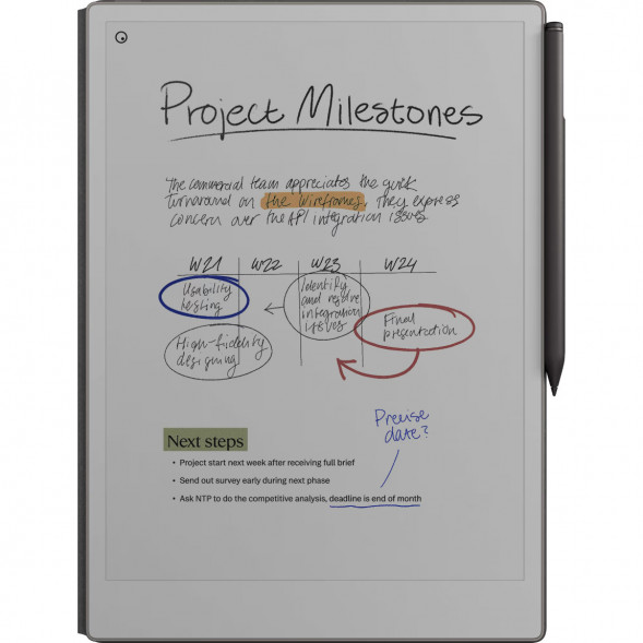Графический планшет reMarkable Paper Pro + Стилус MarkerPlus + Чехол Book Folio Pro (Basalt) в Барнауле