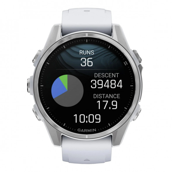 Умные часы Garmin Fenix 8, 43 mm, Whitestone 010-02903-00 в Барнауле
