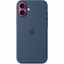 Чехол Apple для iPhone 16 Plus Silicone MagSafe, Denim (MYYA3ZM/A)