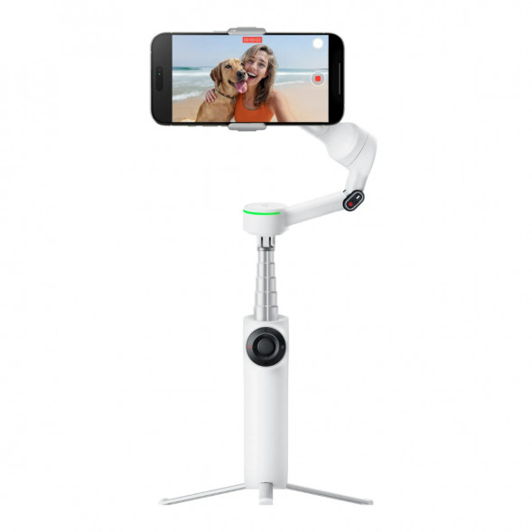 Стабилизатор Insta360 Flow 2 AI Tracker Bundle, Summit White в Барнауле