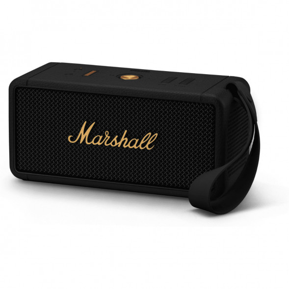 Портативная акустика Marshall Middleton, 60 Вт, черный и латунный в Барнауле