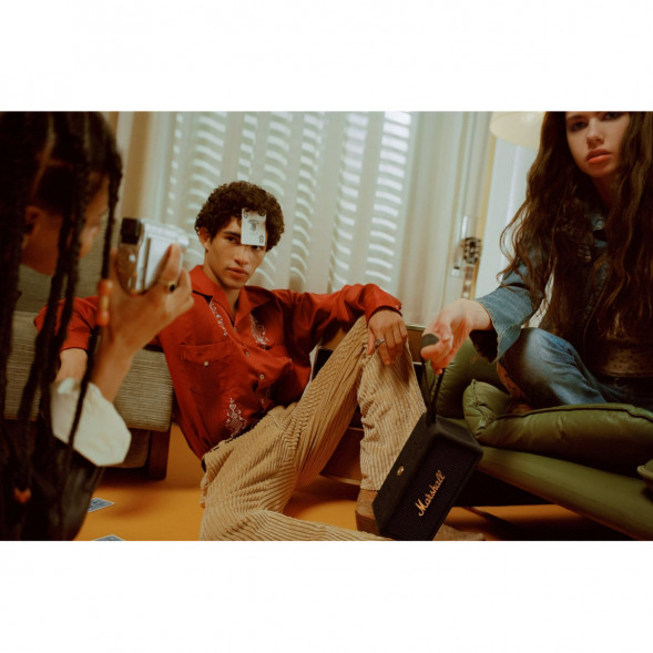 Портативная акустика Marshall Middleton, 60 Вт, черный и латунный в Барнауле
