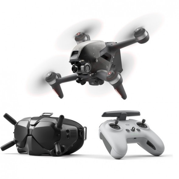 Квадрокоптер DJI FPV Combo (CN), grey в Барнауле