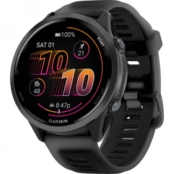 Умные часы Garmin Forerunner 570 47 мм Slate Grey Aluminium/Translucent Black 010-02971-00 в Барнауле