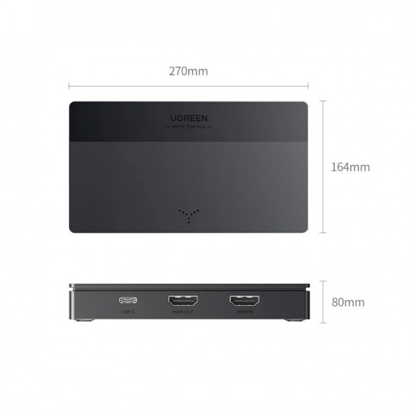Карта видеозахвата UGREEN CM630 HDMI 4K60Hz в Барнауле