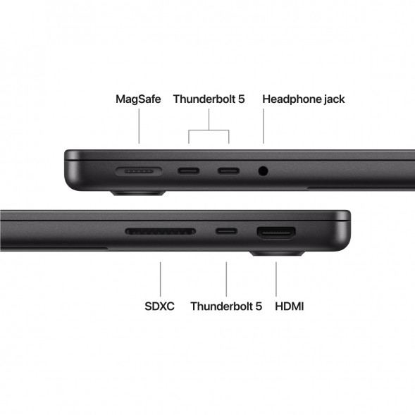 Ноутбук Apple MacBook Pro 14 2026 MJLW4 (M5 Pro 16-Core GPU, 24GB/2TB), Черный космос/Space Black в Барнауле