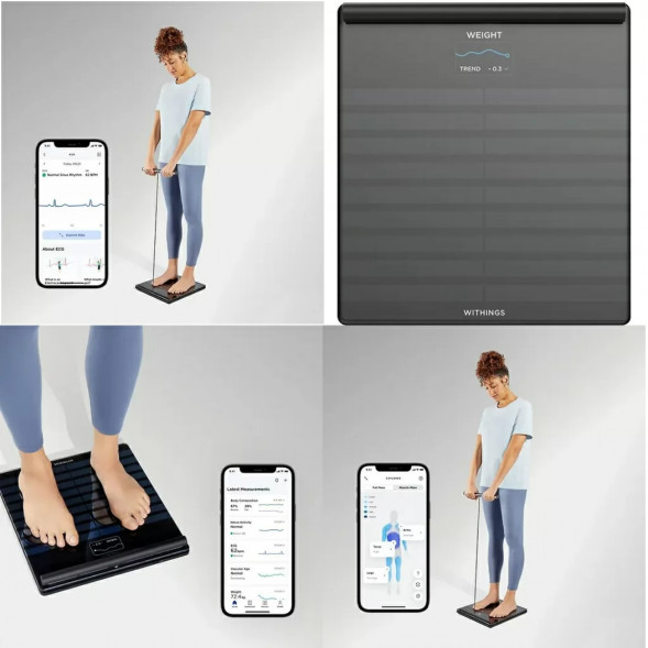 Умные весы Withings Body Scan, Black в Барнауле