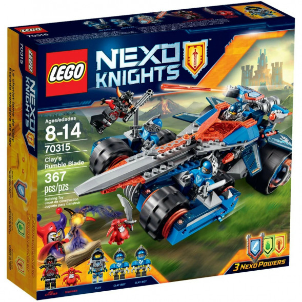 Конструктор LEGO Nexo Knights 70315 Устрашающий разрушитель Клэя в Барнауле