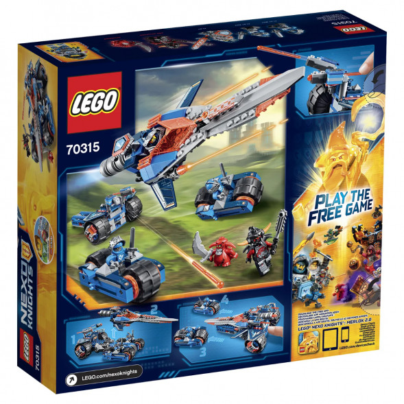 Конструктор LEGO Nexo Knights 70315 Устрашающий разрушитель Клэя в Барнауле