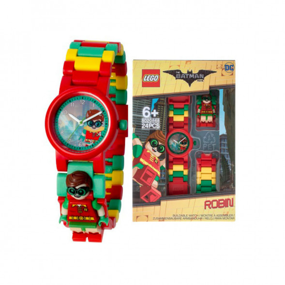Часы LEGO Super Heroes 8020868 Batman Movie Робин с минифигуркой в Барнауле