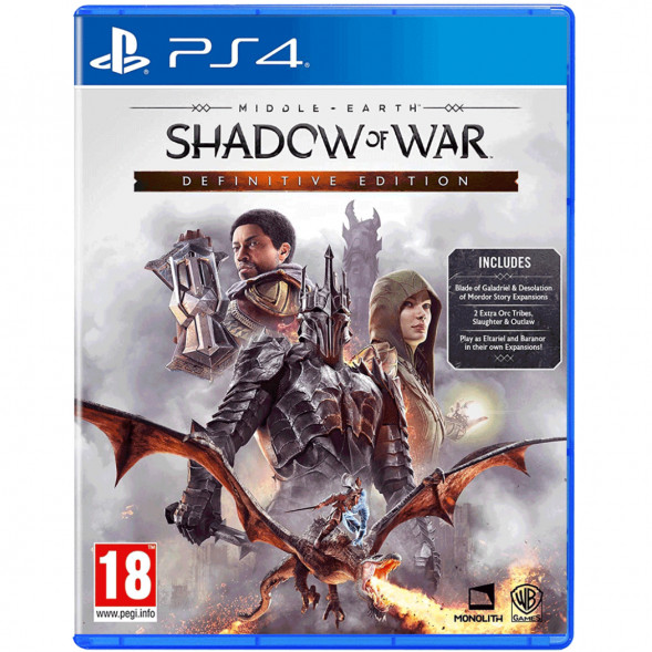 Игра Middle Earth: Shadow of War Definitive Edition [PS4, английская версия] в Барнауле