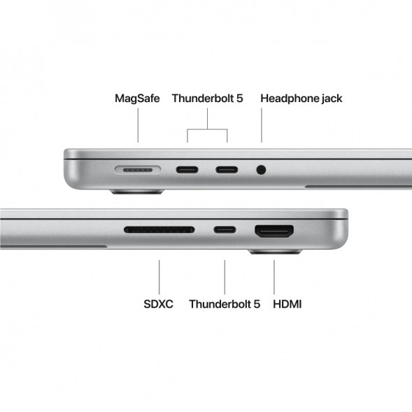 Ноутбук Apple MacBook Pro 14 2026 MJLV4 (M5 Pro 16-Core GPU, 24GB/2TB), Серебристый/Silver в Барнауле