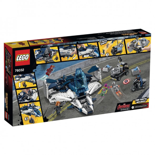 Конструктор LEGO Super Heroes 76032 Погоня на Квинджете Мстителей в Барнауле