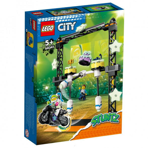 Конструктор LEGO City 60341 Трюковое испытание «Нокдаун» в Барнауле