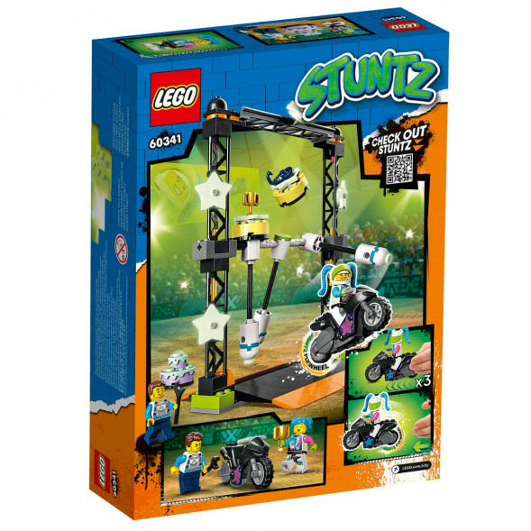 Конструктор LEGO City 60341 Трюковое испытание «Нокдаун» в Барнауле