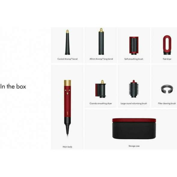 Стайлер Dyson Airwrap i.d. HS08 Straight+Wavy, Red Velvet/Gold (596927-01) в Барнауле