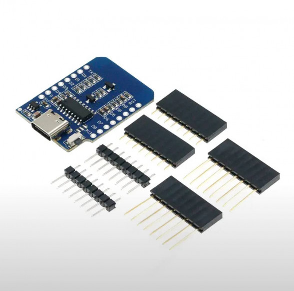 Микроконтроллер Wemos D1 mini ESP8266 с разъемом TYPE-C в Барнауле