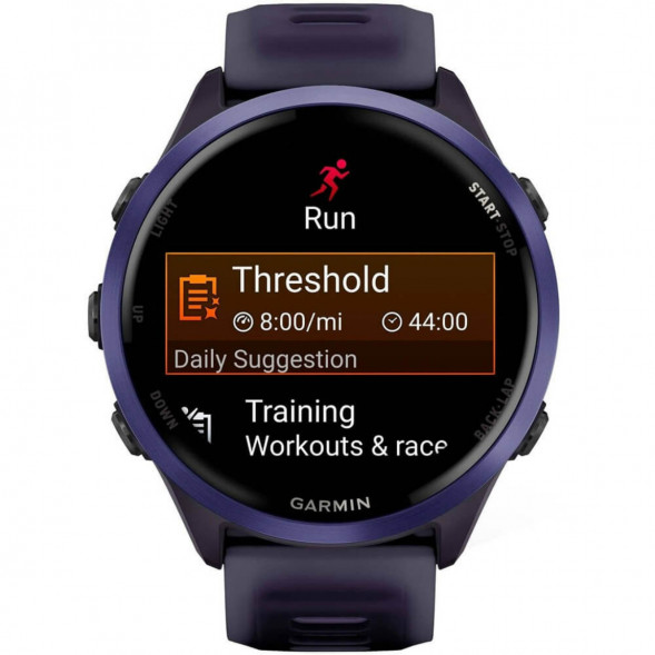 Умные часы Garmin Forerunner 570 47 мм Indigo Aluminium/Translucent Imperial Purple/Indigo 010-02971-02 в Барнауле