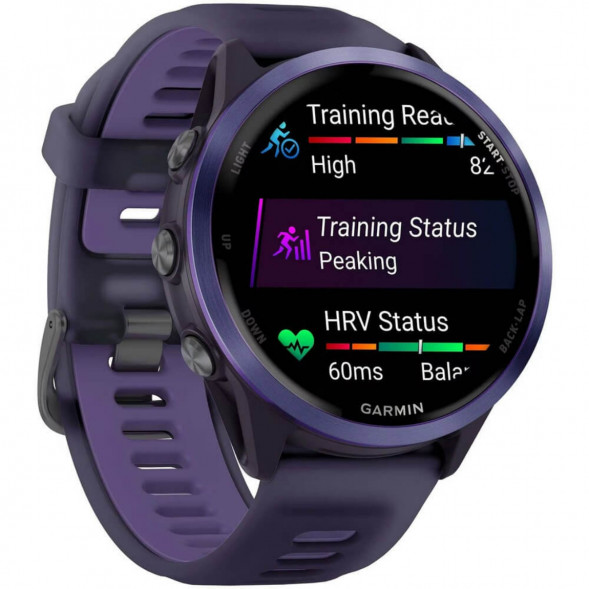 Умные часы Garmin Forerunner 570 47 мм Indigo Aluminium/Translucent Imperial Purple/Indigo 010-02971-02 в Барнауле