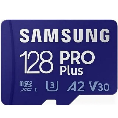 Карта памяти micro SDXC 128Gb Samsung PRO Plus U3 A2 V30 180/130MB/s (MB-MD128G-K) в Барнауле
