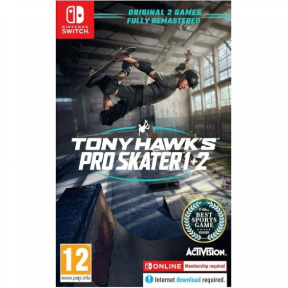 Игра Tony Hawk`s Pro Skater 1+2 [Nintendo Switch, английская версия] в Барнауле