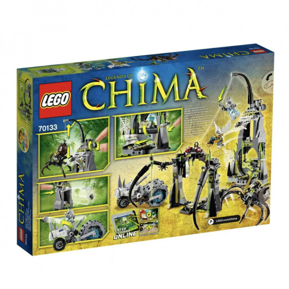 Конструктор LEGO Legends Of Chima 70133 Пещера Спинлина в Барнауле