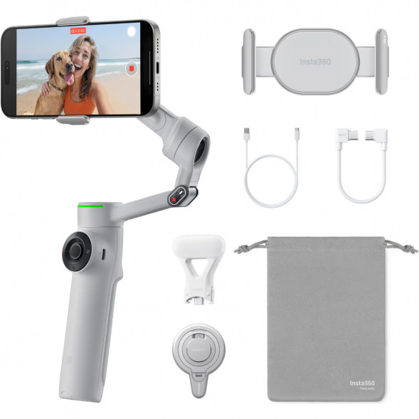 Стабилизатор Insta360 Flow 2 Pro Creator Kit, Stone Gray в Барнауле