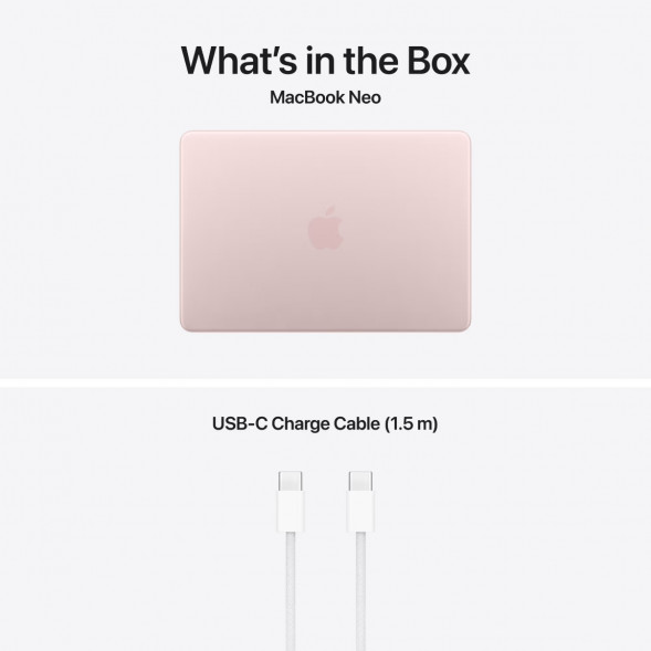 Ноутбук Apple MacBook Neo MHFH4 (A18 Pro 5-Core GPU, 8/256GB), Розовый/Blush в Барнауле