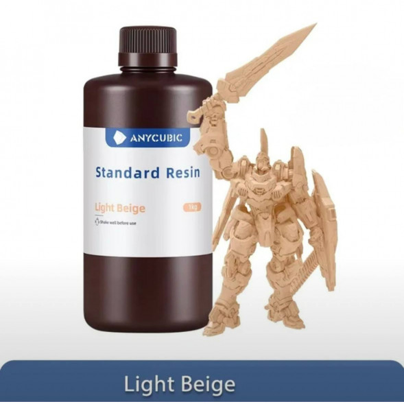 Смола для фотополимерного  принтера Anycubic Standard Resin Light Beige (Бежевый) в Барнауле